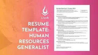 Day 6: HR Generalist || Resume Template Series