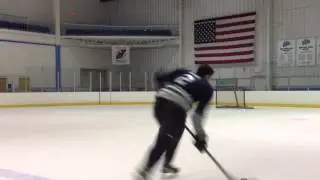 Blue Line Bar Down Slap Shot Brent Dolan with Bauer Nexus