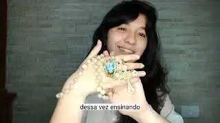 Como fazer terço de contra pino | Terço de Noiva | Oikos Arts Terços