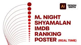 M. Night Shyamalan IMDb Ranking Poster (Real Time)