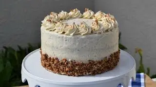 How To Make Brown Butter Pecan Cake with Brown Butter Pear and Custard Filling