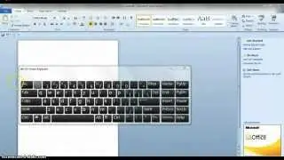 How to get On-Screen Keyboard. No Downloads