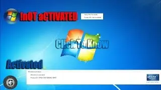 [ HOW TO ] WINDOWS-7 GENUINE | PRODUCT KEY ACTIVATION | ERRORS FIXED