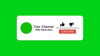 Subscribe Green Screen | Subscribe Intro | Green Screen