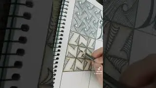 Doodle pattern #4 | Doodle, Zentangle art | Speed-up art | Drawing tutorials