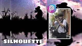 HOW TO EDIT SILHOUETTE PHOTO | TIKTOK TREND TUTORIAL 