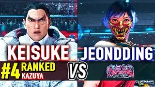 T8 🔥 Keisuke (#4 Ranked Kazuya) vs JeonDDing (Reina) 🔥 Tekken 8 High Level Gameplay