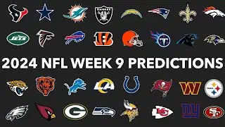 2024 NFL Week 9 Predictions
