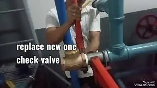 PAANO MAGKABIT NG CHECK VALVE/REPLACING DAMAGE CHECK VALVE