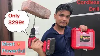 Brushless Cordless 2250 Rpm Impact Drill Machine || JPT-CD-21V  HEAVY DUTY
