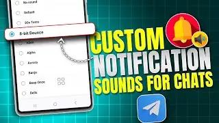 How to Set Custom Notification Sounds for Telegram Chats on Android