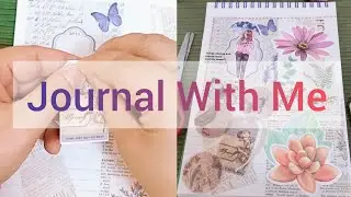 Journal With Me | Spring #journalwithme #spring #journaling #scrapbooking