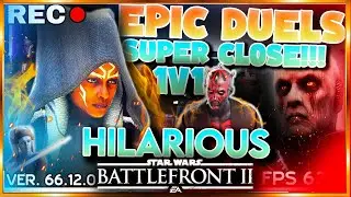 THESE 1V1'S MADE ME SCREAM!!! Literally... Battlefront 2 PC