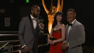 Markella Kavenagh and Ismael Cruz Córdova 74th Emmy Awards Presenterview
