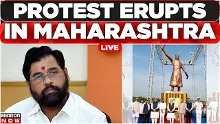 Chhatrapati Shivaji Statue Collapse: Protest Erupts In Maharashtra | Rajkot Fort | Top News LIVE