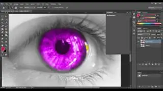 How to change eye color in adobe Photoshop cc 2017 tutorial
