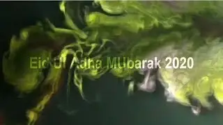 Colorful Smoke Video and Text Manipulation Using CSS Only | CSS Animation | Eid Ul Adha Mubarak 2020