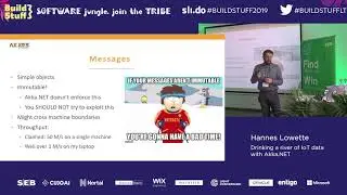 Hannes Lowette - Drinking a river of IoT data with Akka.NET
