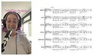 Talking To The Moon Harmony - with score! 