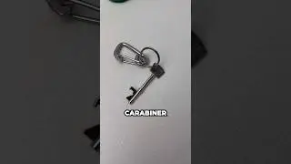 Carabiner Keychain with Opener 🗝✨ #gadgets #shorts