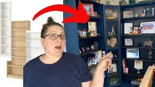 🌟UNBELIEVABLE IKEA BILLY BOOKCASE MAKEOVER - HIGH END LOOK FOR LESS