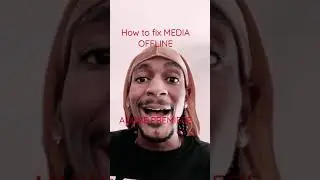 How to fix MEDIA OFFLINE ERROR in Adobe Premiere Pro!!!!