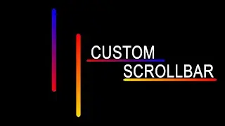 How To Create A Custom Scrollbar Design Using | HTML & CSS