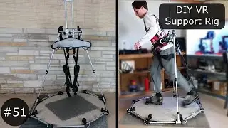 VR Shoe Build Log #51 - Support Rig Demo of Walking, Running, Crouching, Sitting and How It Works
