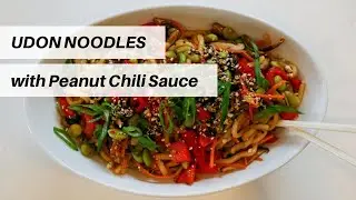 Chef T's Udon Noodles with Peanut Chili Sauce