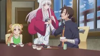 Yuragi sou - Kogarashi and yuuna looks like a married couple