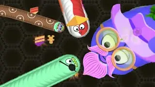 Wormate.io 1 Troll Hacker Worm Vs Pro Worms Epic Wormateio Funny/Best Moments!!