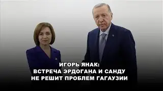Igor Yanak: Erdogan and Sandu's meeting will not solve Gagauzia's problems