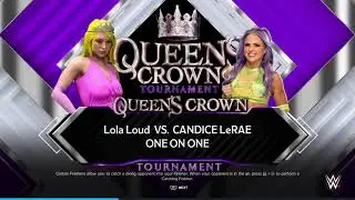 WWE 2K24 - Lola Loud vs Candice LeRae