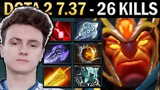 Ember Spirit Gameplay Miracle with 26 Kills and Gleipnir - Dota 2 Ringmaster