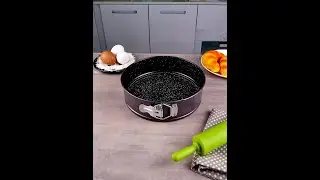 Форма для выпечки разъемная, антипригарное покрытие.