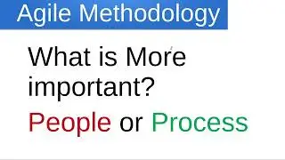 What is more important in agile development? People or the process
