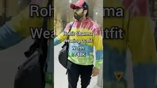 Rohit Sharma Wearing Outfit worth 💵₹48K #shorts #rohitsharma #outfit