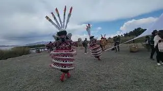 Lanzamiento mundial de la Pelicula Patos (migration) en el Lago Titicaca Parte 2