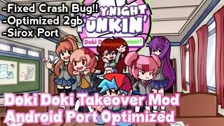Friday Night Funkin Doki Doki Takeover Fixed Crash Bug MOD Android Port Optimized