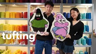 Perfect date idea: tufting (make a rug yourself!)🧵🪡💌