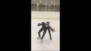 Аксель 1,5 оборота за час. Работа с лонжей (удочкой) .