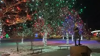 Lakefront Park - Hudson Wisconsin Walk at Christmas