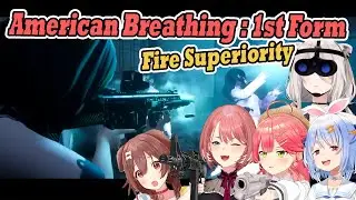 Hololive members learning about American style Exorcism in Kinki Spiritual Affairs Bureau