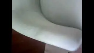 Замшавое кресло после чистки