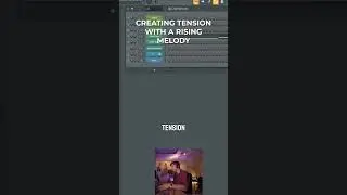 Creating tension with a rising melody⁣⁣ 