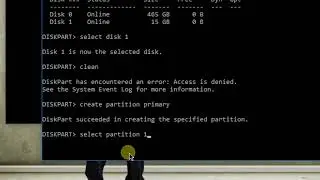 How to make a bootbale USB drive using CMD prompt