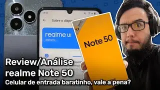 Review realme Note 50 (paguei 300 conto nesse celular numa promoção kk)