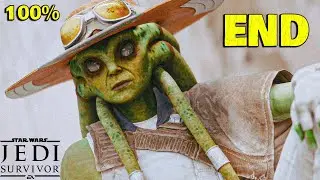 Star Wars Jedi Survivor ENDING PLUS 100% Walkthrough Gameplay - All Collectibles & Trophies