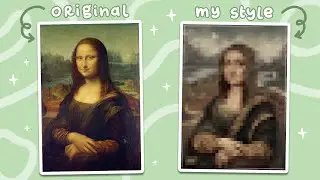 Redrawing the 'Mona Lisa' in my Style! // Classical Art History & Redraw
