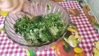Весенняя Самса с Зеленью//Spring Samsa With Greens//Бичак самса